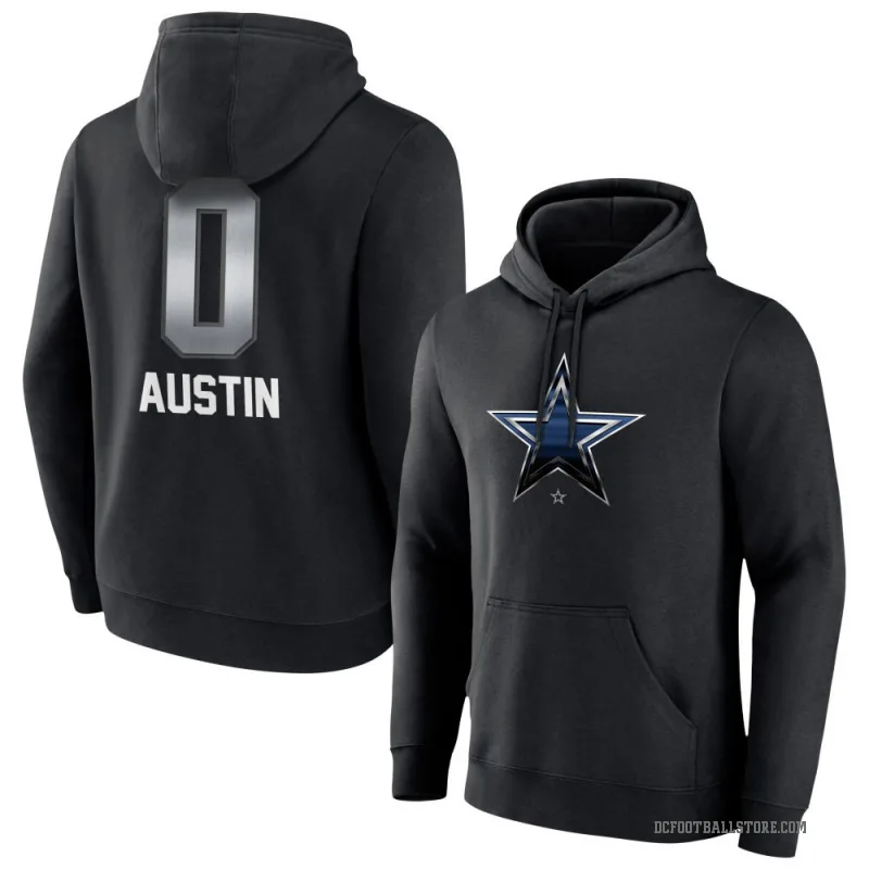 Alex Austin Men's Black Dallas Cowboys Midnight Mascot Pullover Hoodie