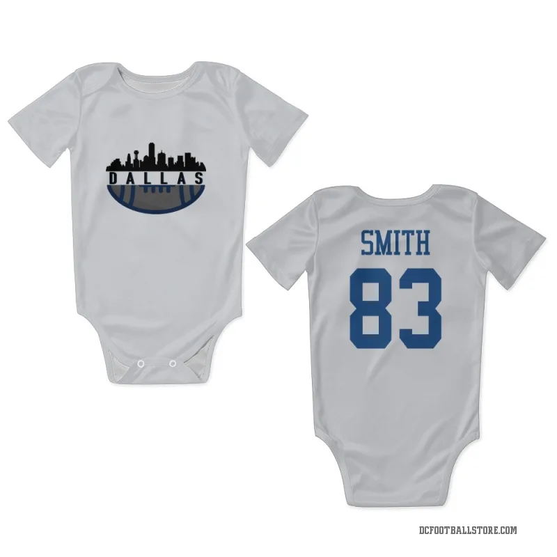 Anthony Smith  White Dallas Cowboys  Newborn & Infant Bodysuit
