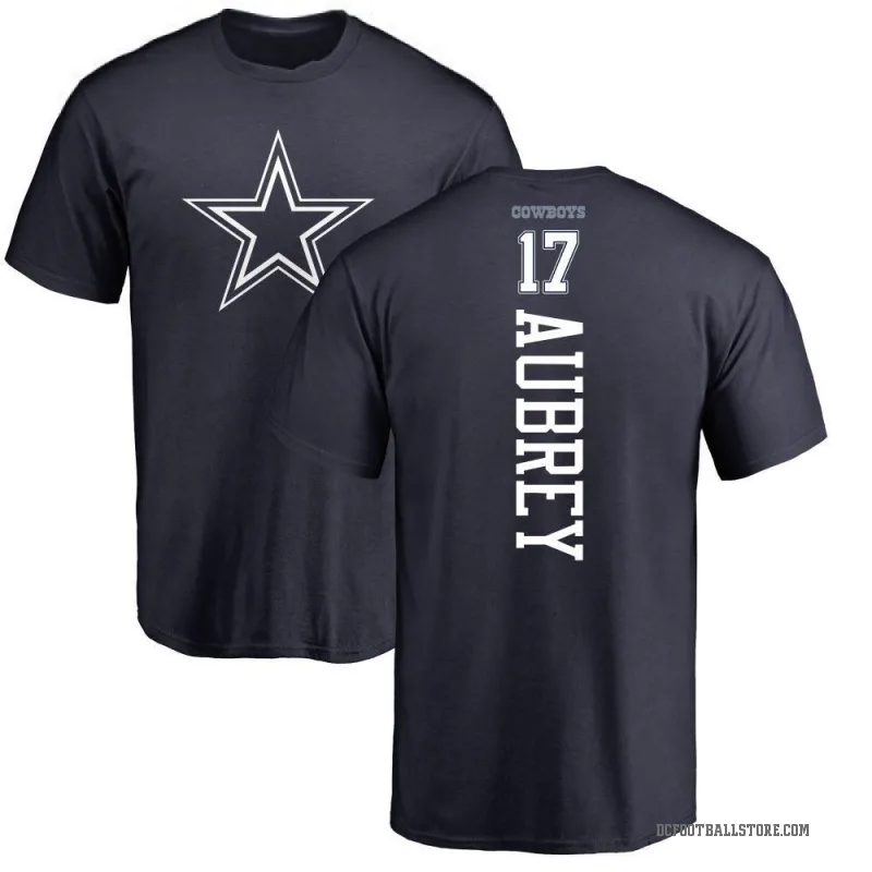 Brandon Aubrey Men's Navy Dallas Cowboys Backer T-Shirt -