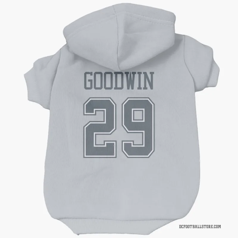 C.J. Goodwin  Gray Dallas Cowboys  Cat & Dog Pet Hoodie
