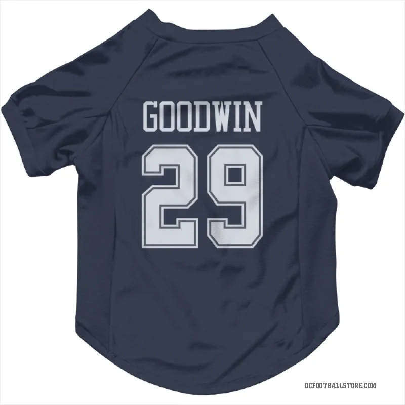 C.J. Goodwin  Navy Dallas Cowboys  Cat & Dog Pet Jersey