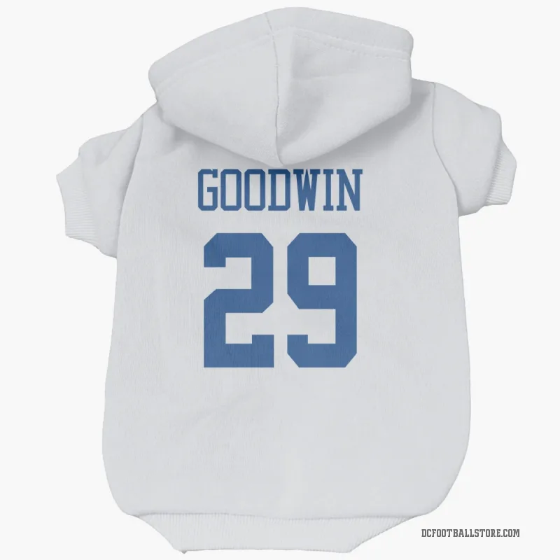 C.J. Goodwin  White Dallas Cowboys  Cat & Dog Pet Hoodie