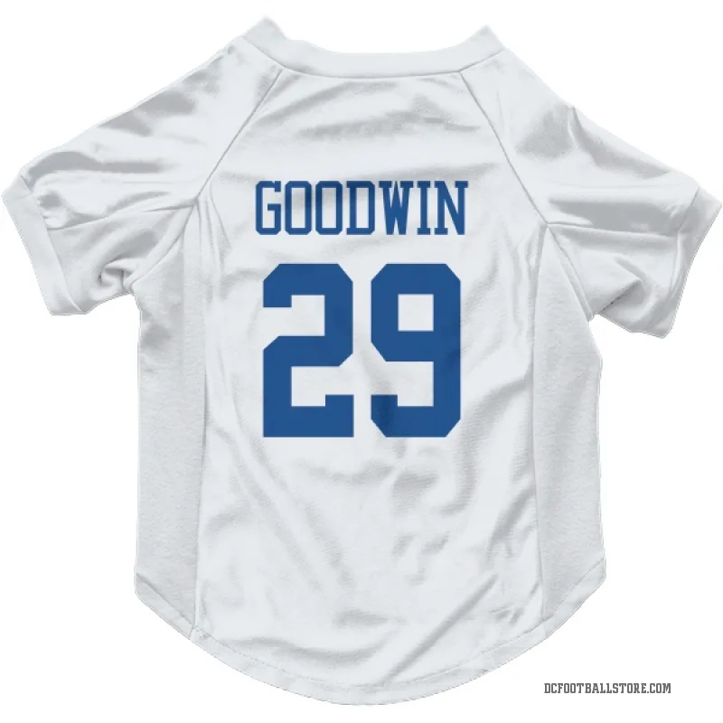 C.J. Goodwin  White Dallas Cowboys  Cat & Dog Pet Jersey