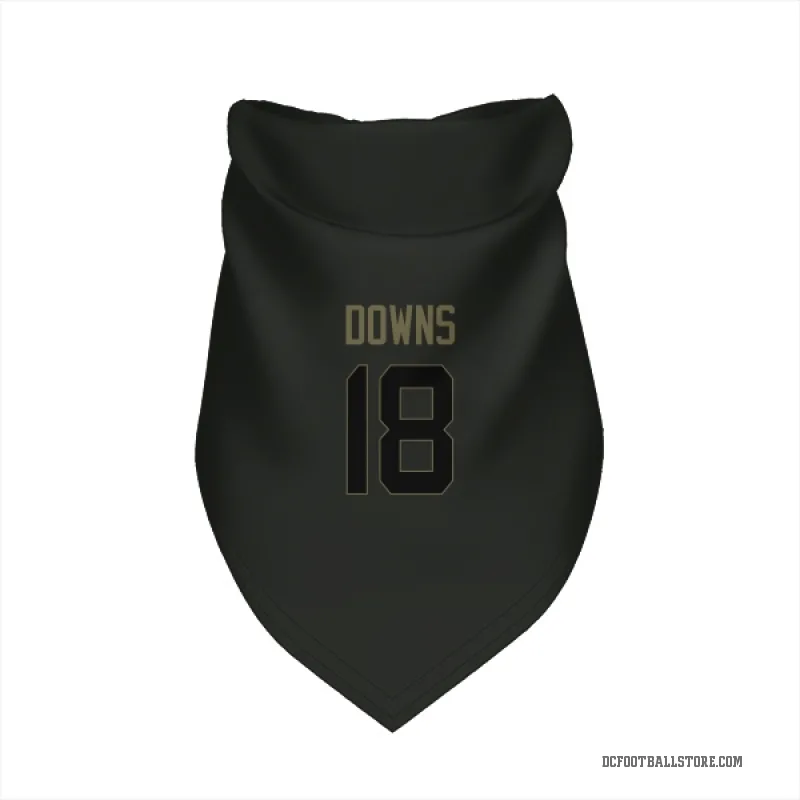 Caleb Downs  Black Dallas Cowboys  Service Cat & Dog Pet Bandana