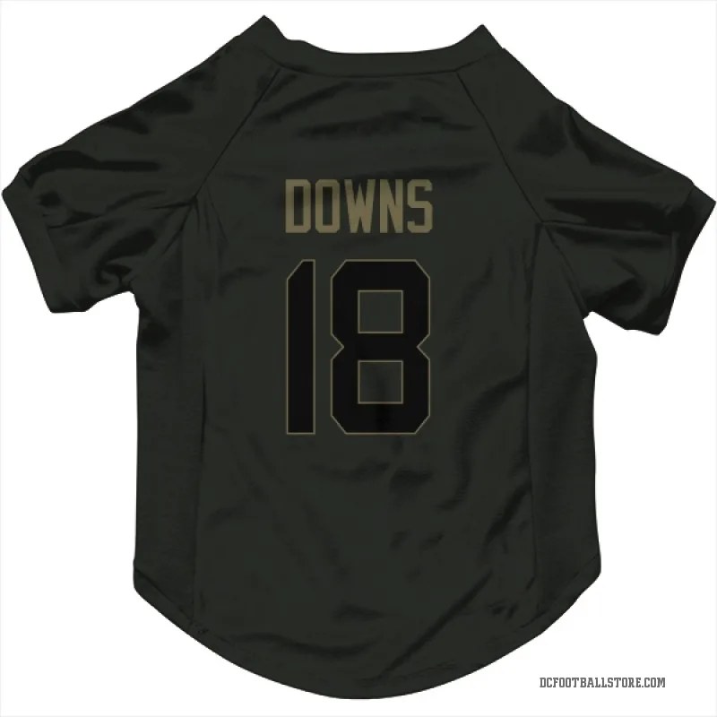 Caleb Downs  Black Dallas Cowboys  Service Cat & Dog Pet Jersey