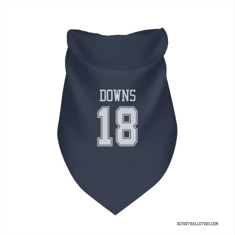 Caleb Downs  Navy Dallas Cowboys  Cat & Dog Pet Bandana