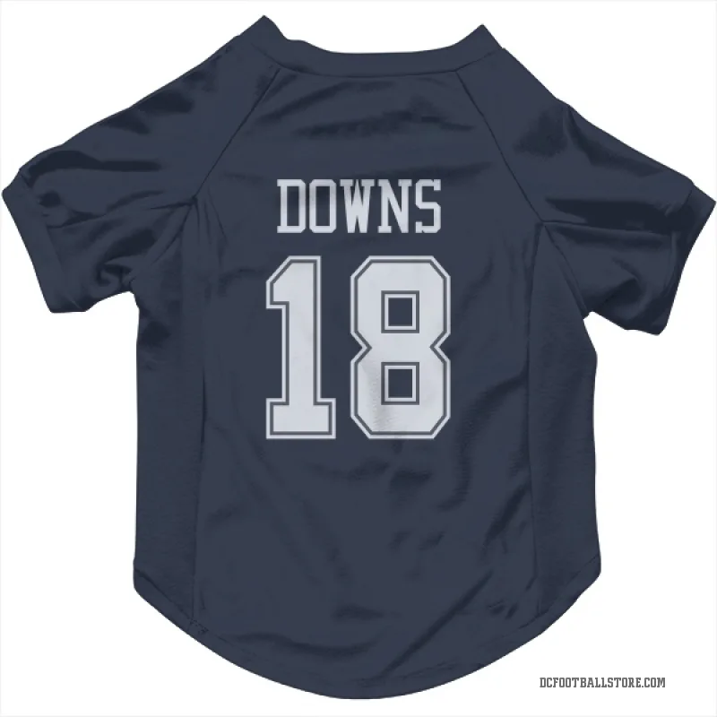 Caleb Downs  Navy Dallas Cowboys  Cat & Dog Pet Jersey