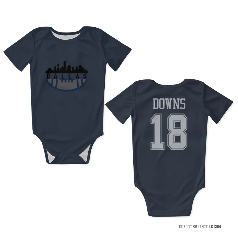 Caleb Downs  Navy Dallas Cowboys  Newborn & Infant Bodysuit
