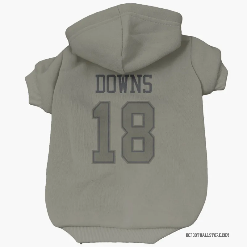 Caleb Downs  Olive Dallas Cowboys  Cat & Dog Pet Hoodie
