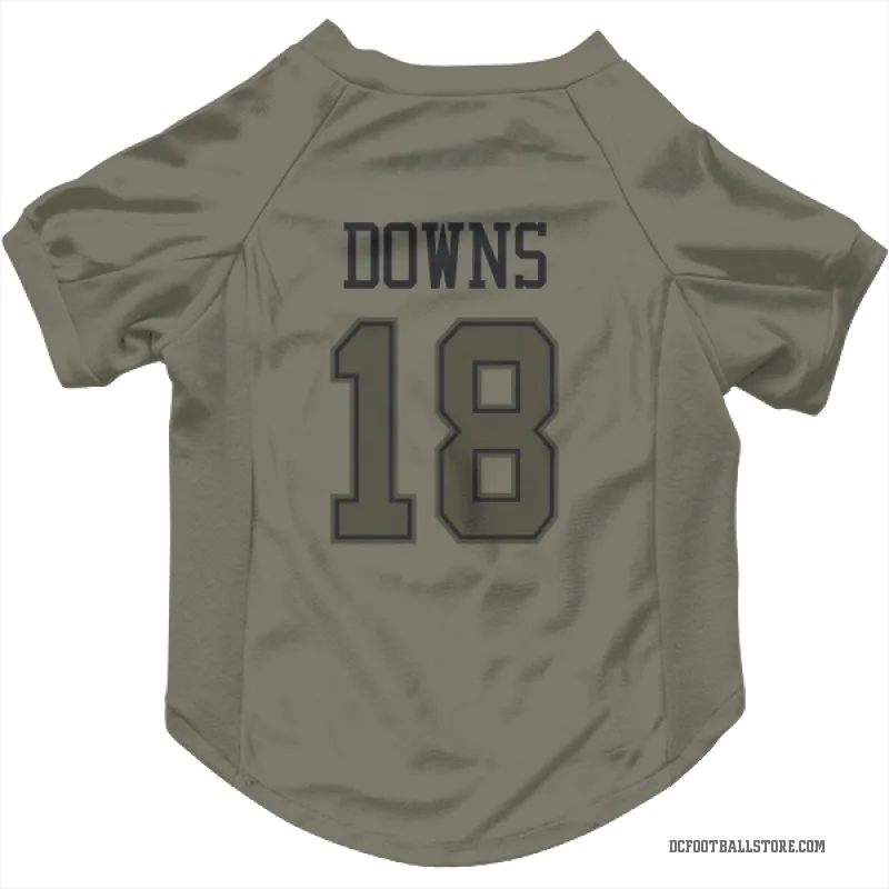 Caleb Downs  Olive Dallas Cowboys  Cat & Dog Pet Jersey