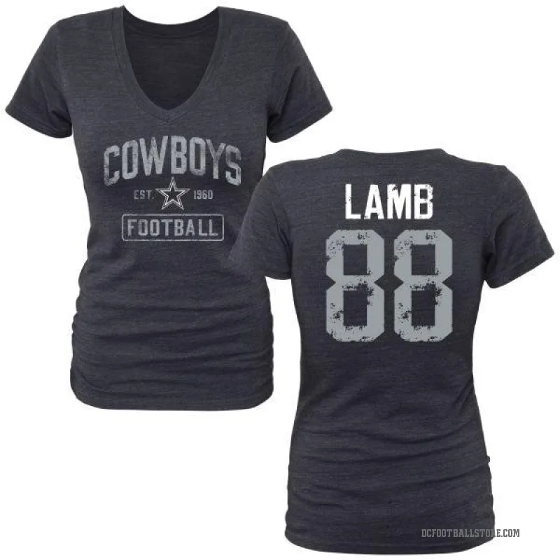 CeeDee Lamb Women's Navy Dallas Cowboys T-Shirt -