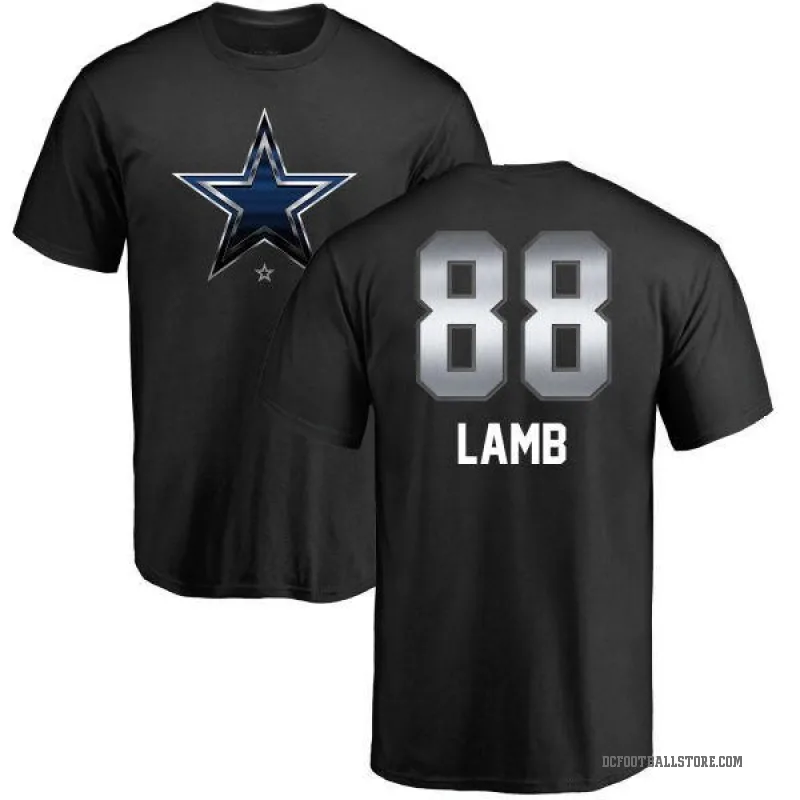 CeeDee Lamb Youth Black Dallas Cowboys Midnight Mascot T-Shirt -
