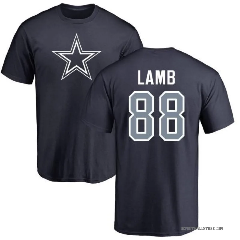 CeeDee Lamb Youth Navy Dallas Cowboys Logo T-Shirt -