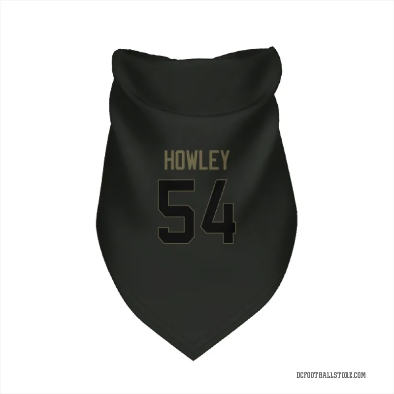 Chuck Howley  Black Dallas Cowboys  Service Cat & Dog Pet Bandana