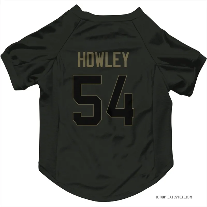 Chuck Howley  Black Dallas Cowboys  Service Cat & Dog Pet Jersey