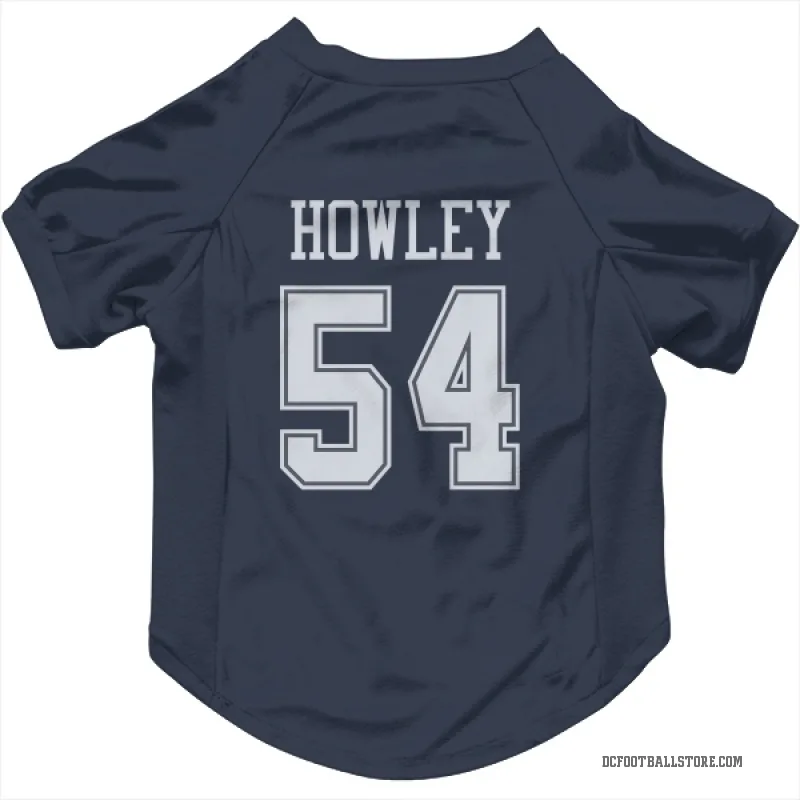 Chuck Howley  Navy Dallas Cowboys  Cat & Dog Pet Jersey