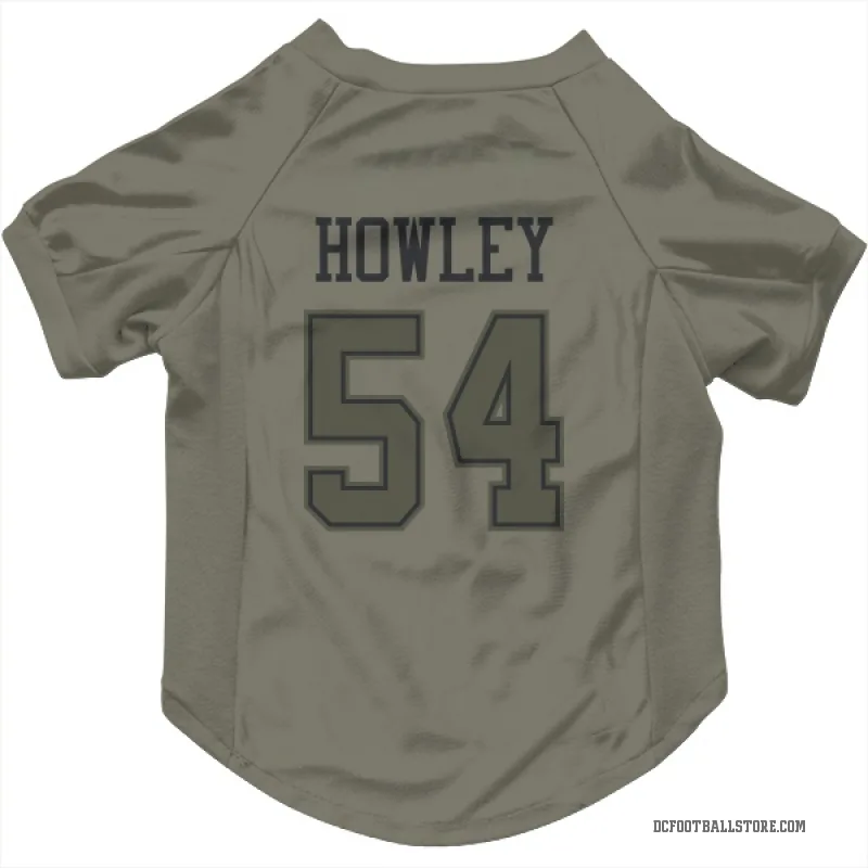 Chuck Howley  Olive Dallas Cowboys  Cat & Dog Pet Jersey
