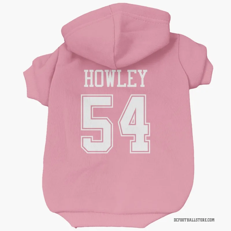 Chuck Howley  Pink Dallas Cowboys  Cat & Dog Pet Hoodie