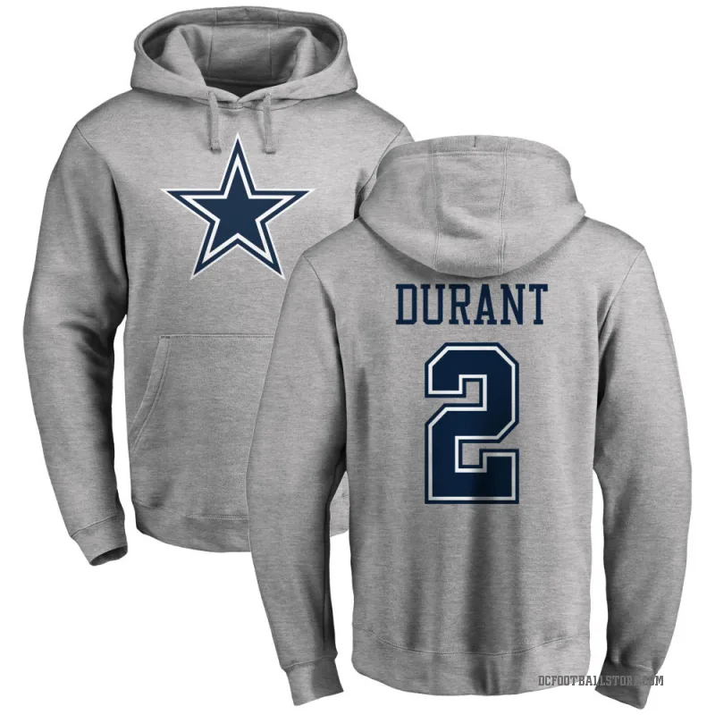 Cobie Durant Men's Dallas Cowboys Pro Line by Branded Ash Logo Pullover Hoodie