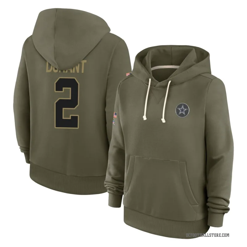 Cobie Durant Women's Olive Dallas Cowboys 2025 Salute to Service Hoodie