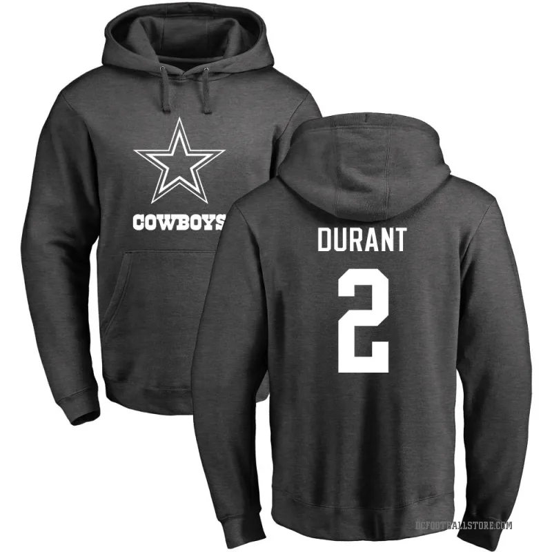 Cobie Durant Youth Dallas Cowboys Pro Line by Branded Ash One Color Pullover Hoodie