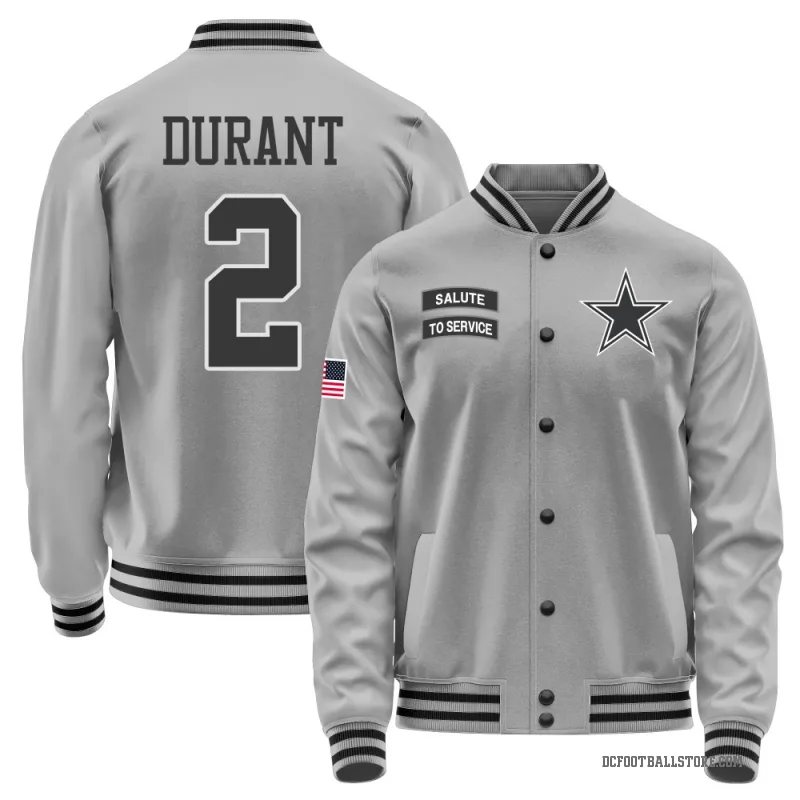 Cobie Durant Youth Gray Dallas Cowboys Salute to Service Performance Jacket