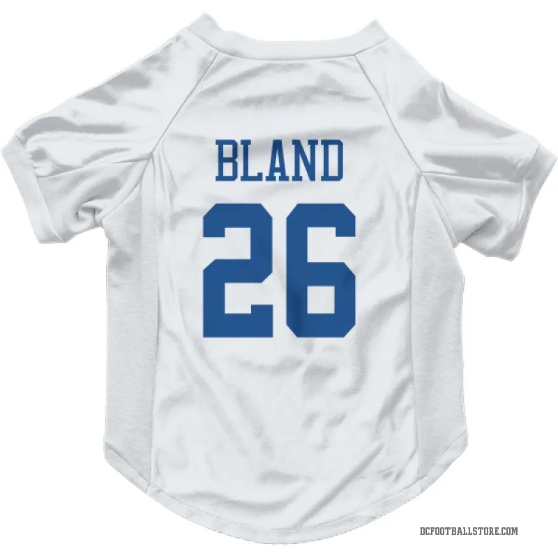 DaRon Bland  White Dallas Cowboys  Cat & Dog Pet Jersey