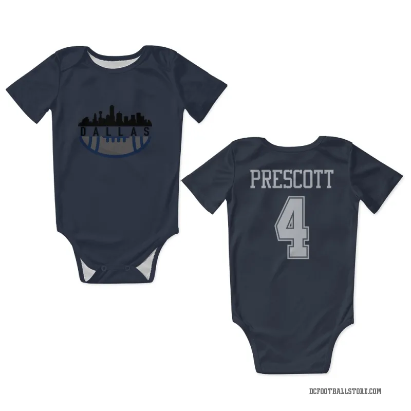 Dak Prescott  Navy Dallas Cowboys  Newborn & Infant Bodysuit