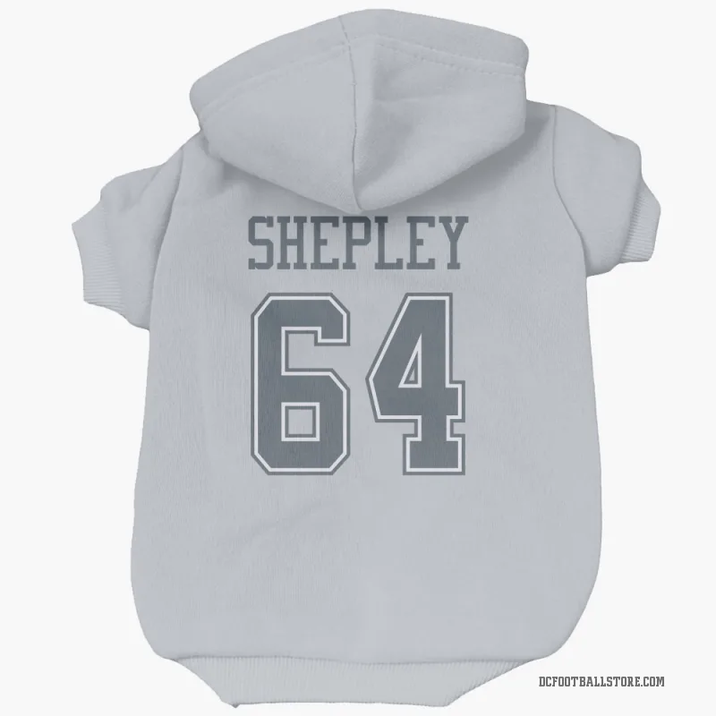Dakoda Shepley  Gray Dallas Cowboys  Cat & Dog Pet Hoodie