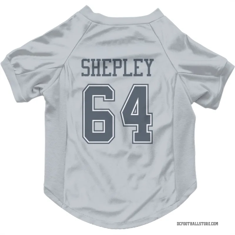 Dakoda Shepley  Gray Dallas Cowboys  Cat & Dog Pet Jersey