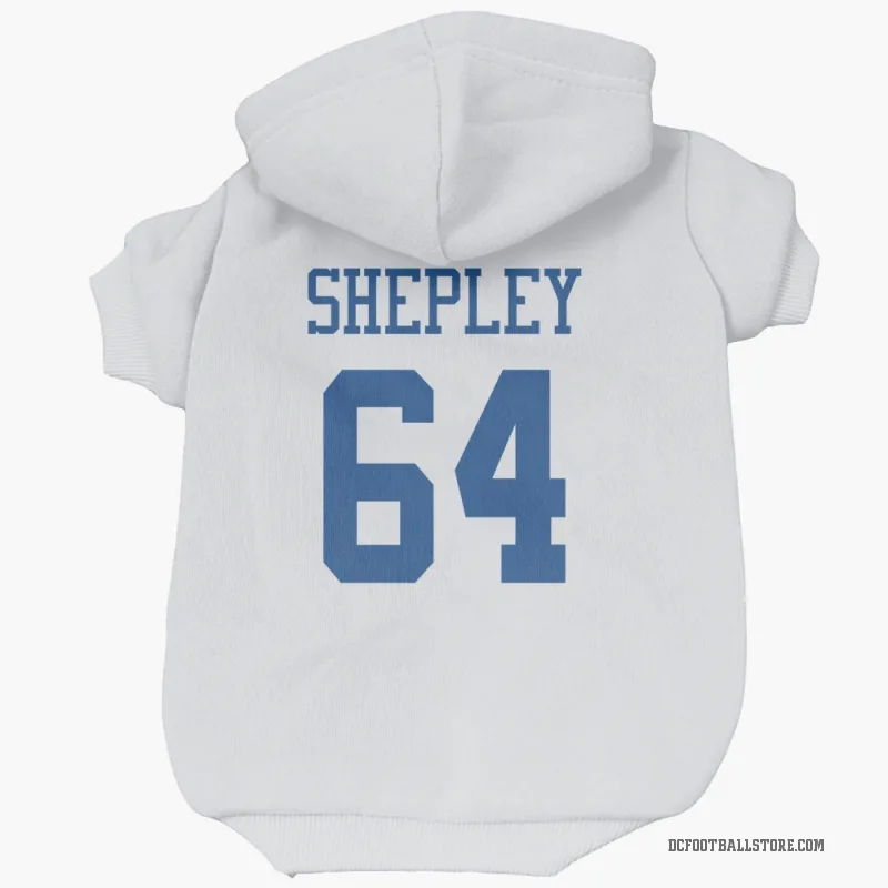 Dakoda Shepley  White Dallas Cowboys  Cat & Dog Pet Hoodie