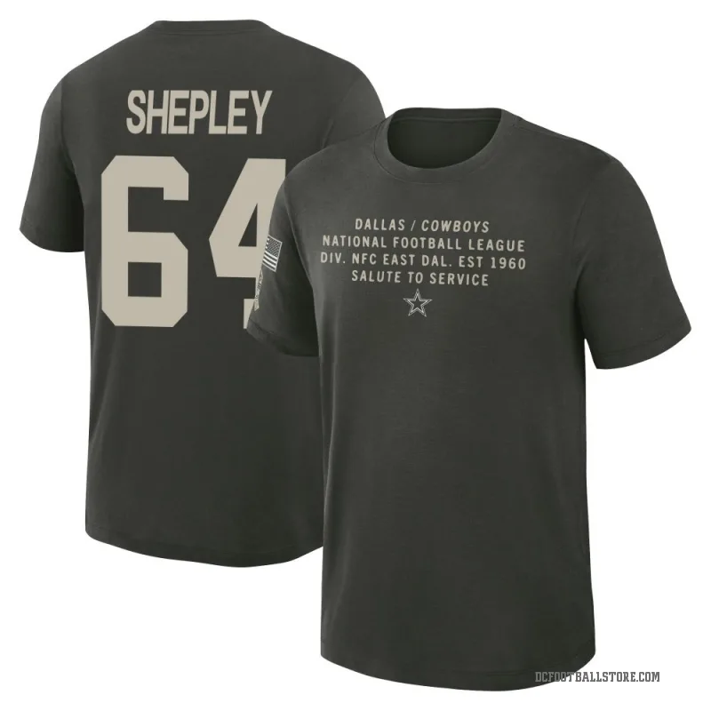 Dakoda Shepley Youth Green Dallas Cowboys Forest/ 2025 Salute to Service Sideline Slub T-Shirt