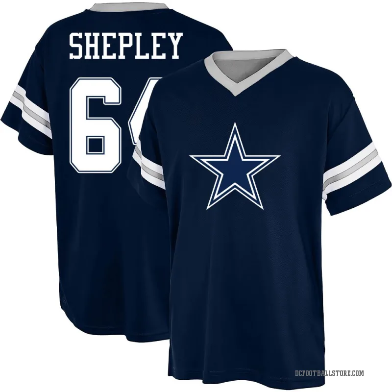 Dakoda Shepley Youth NavyBlue Dallas Cowboys Navy Blue Game Day V-Neck T-Shirt