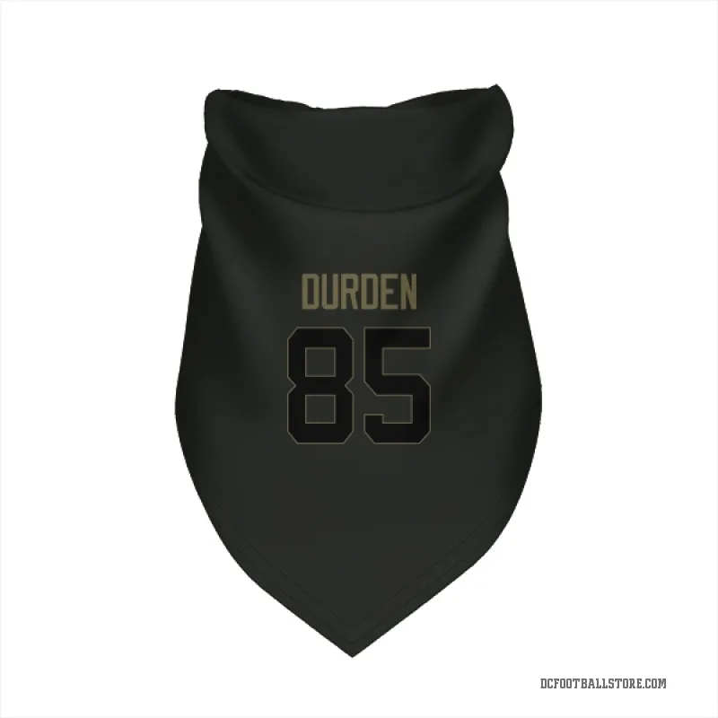 David Durden  Black Dallas Cowboys  Service Cat & Dog Pet Bandana