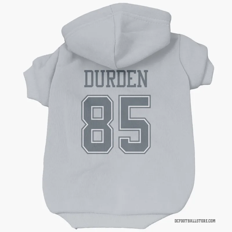 David Durden  Gray Dallas Cowboys  Cat & Dog Pet Hoodie