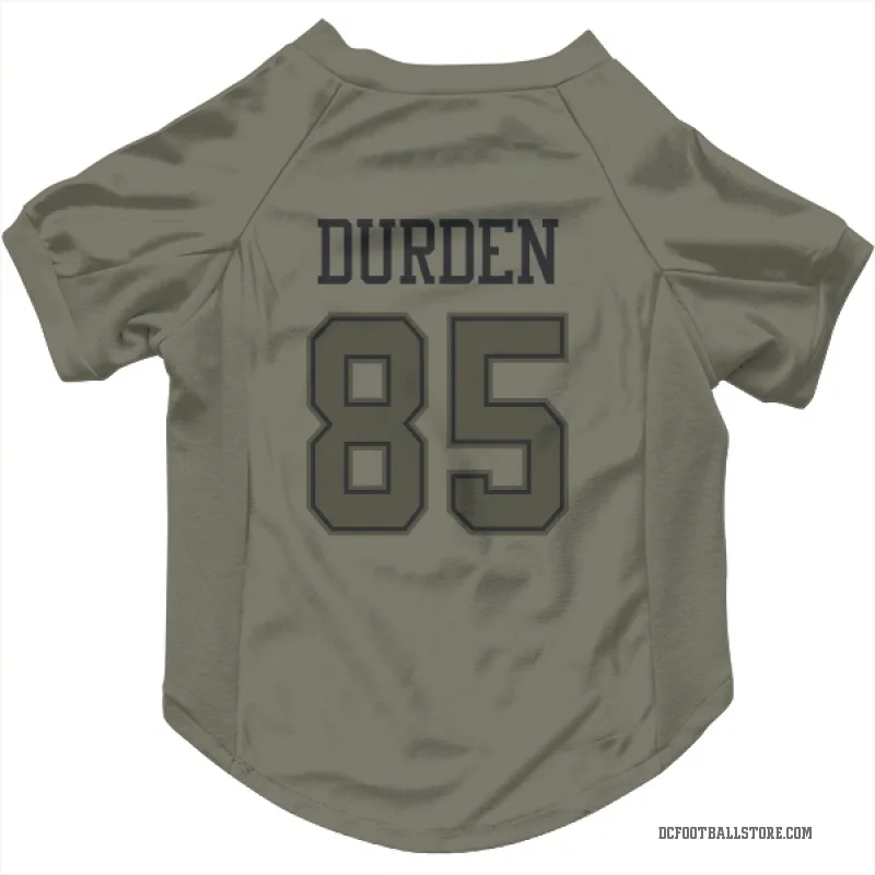 David Durden  Olive Dallas Cowboys  Cat & Dog Pet Jersey