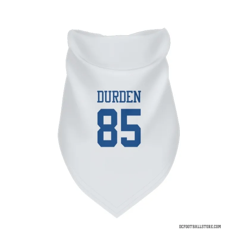 David Durden  White Dallas Cowboys  Cat & Dog Pet Bandana
