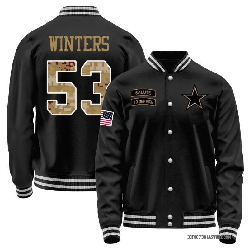 Dee Winters Youth Black Dallas Cowboys Salute to Service Sideline Performance Jacket
