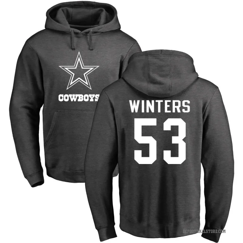 Dee Winters Youth Dallas Cowboys Pro Line by Branded Ash One Color Pullover Hoodie