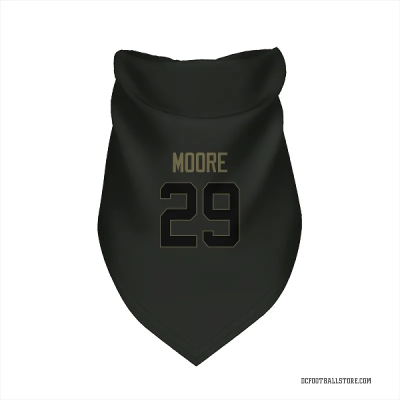 Devin Moore  Black Dallas Cowboys  Service Cat & Dog Pet Bandana