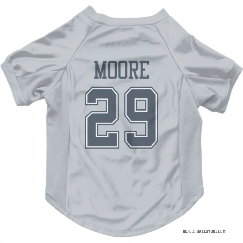 Devin Moore  Gray Dallas Cowboys  Cat & Dog Pet Jersey