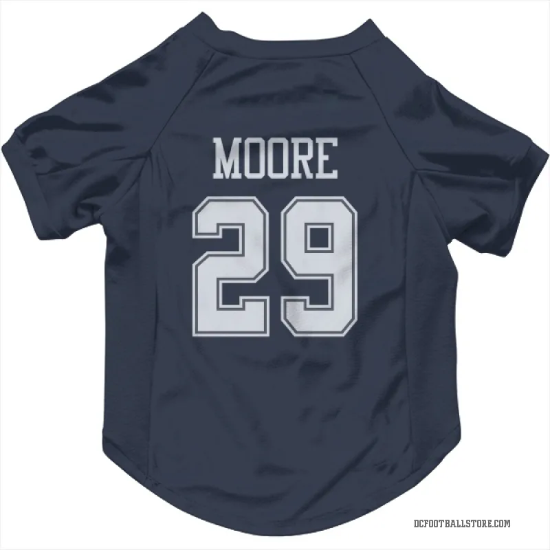 Devin Moore  Navy Dallas Cowboys  Cat & Dog Pet Jersey
