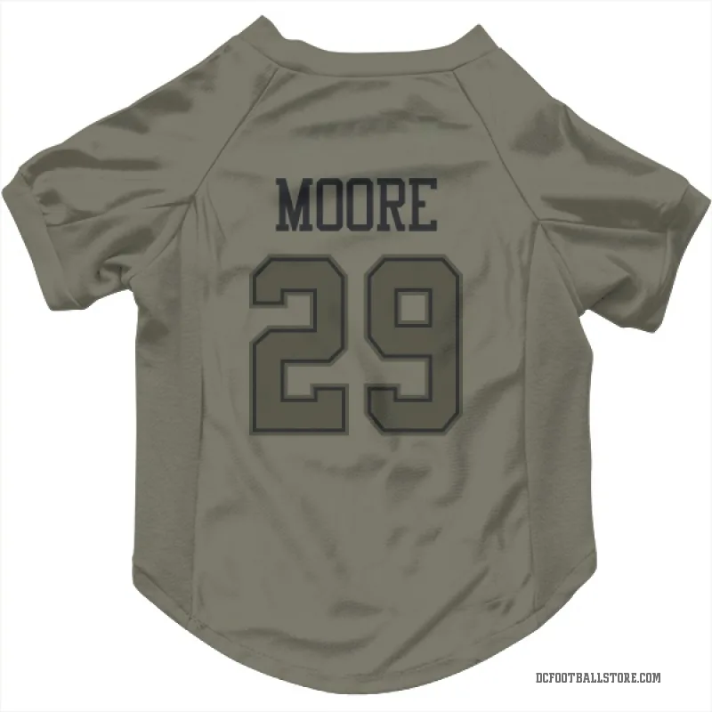 Devin Moore  Olive Dallas Cowboys  Cat & Dog Pet Jersey