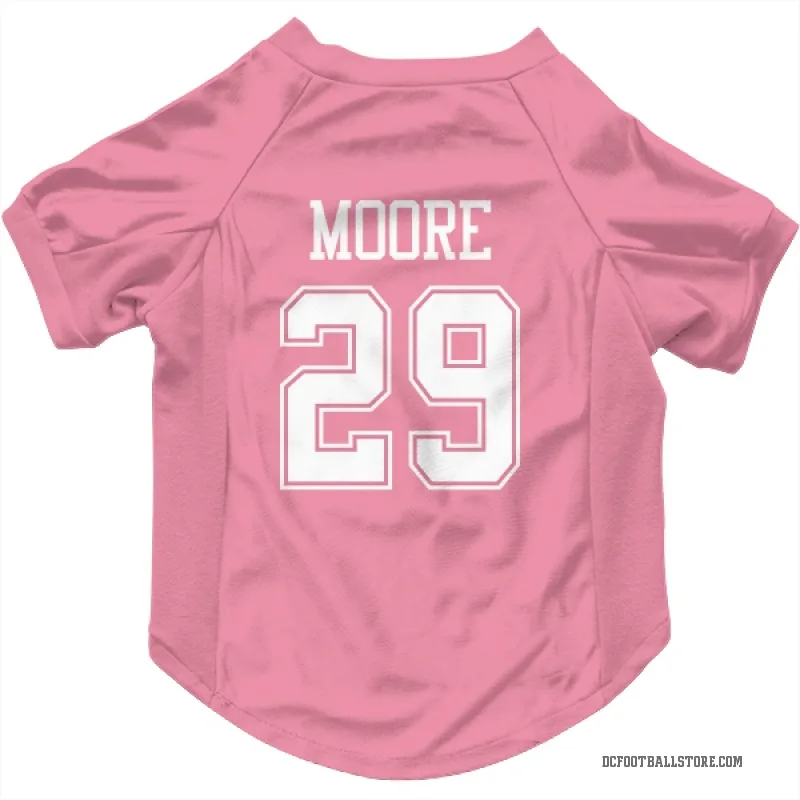 Devin Moore  Pink Dallas Cowboys  Cat & Dog Pet Jersey