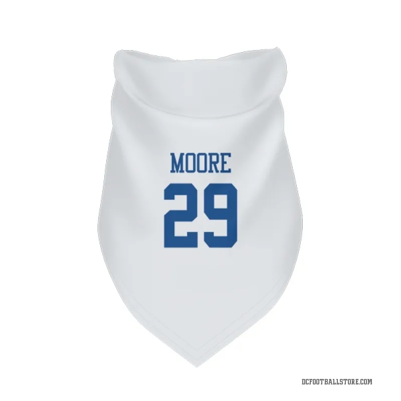 Devin Moore  White Dallas Cowboys  Cat & Dog Pet Bandana