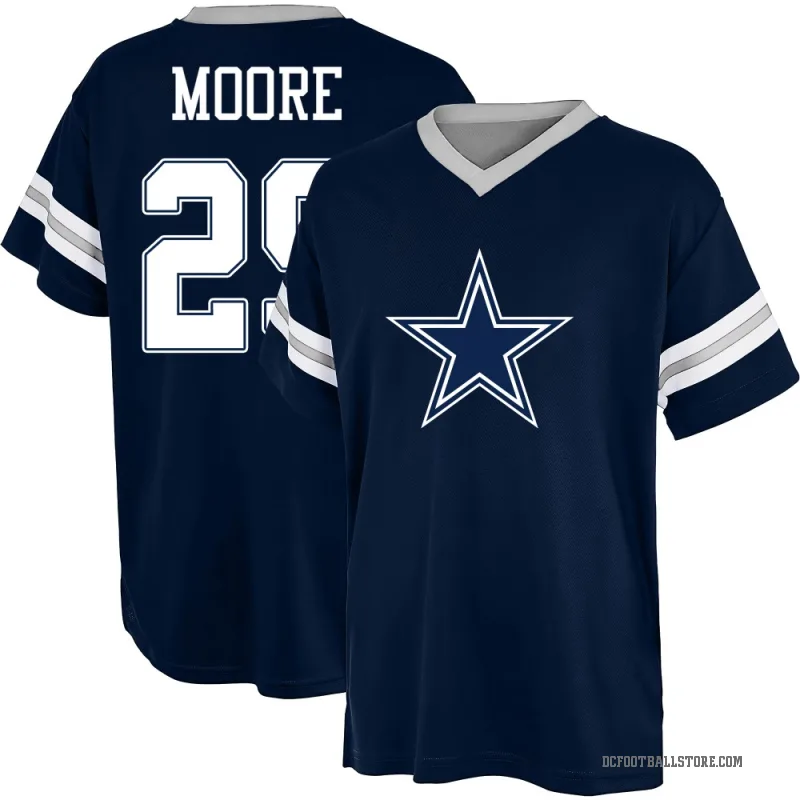 Devin Moore Youth NavyBlue Dallas Cowboys Navy Blue Game Day V-Neck T-Shirt