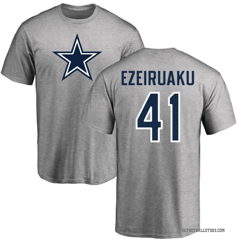 Donovan Ezeiruaku Men's Gray Dallas Cowboys Logo T-shirt -