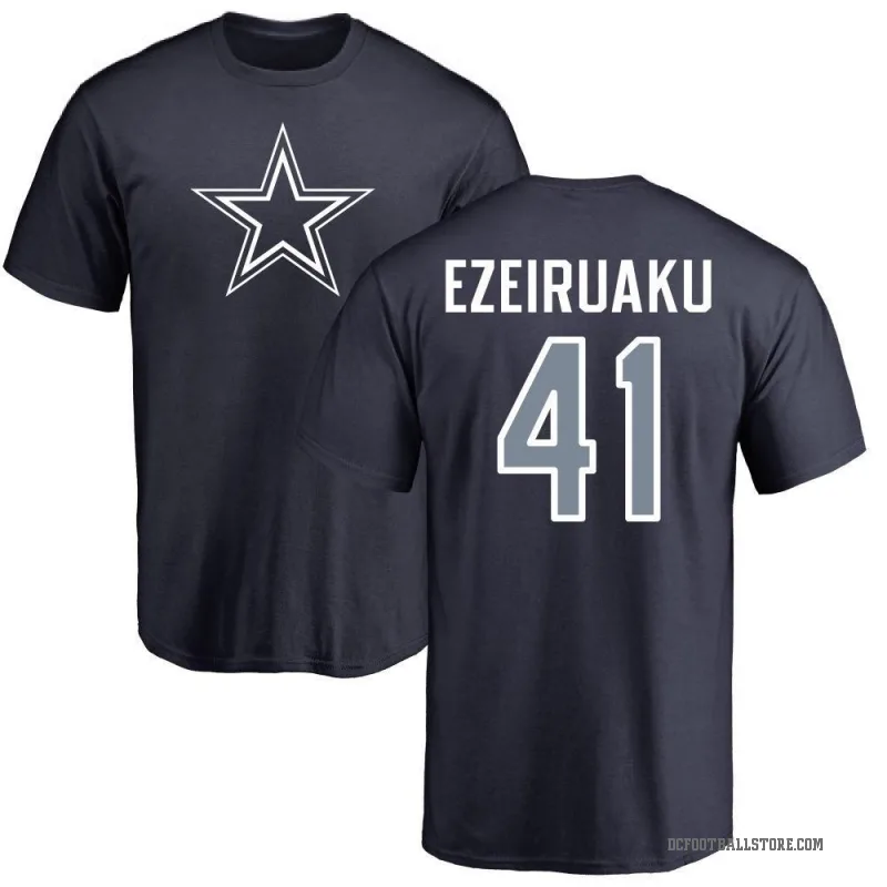 Donovan Ezeiruaku Men's Navy Dallas Cowboys Logo T-Shirt -