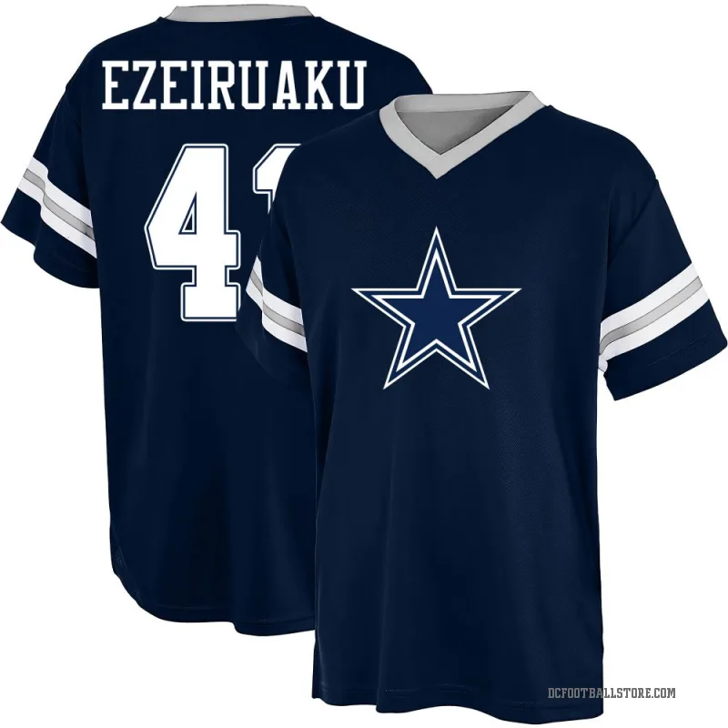 Donovan Ezeiruaku Men's NavyBlue Dallas Cowboys Navy Blue Game Day V-Neck T-Shirt