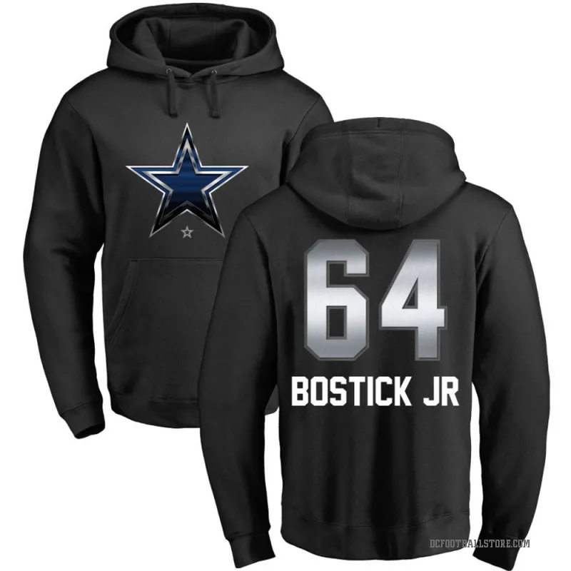 Earl Bostick Jr. Men's Black Dallas Cowboys Midnight Mascot Pullover Hoodie